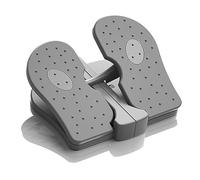 Mini stepper, attrezzo per allenamento a pedale portatile, per gambe pieghevoli quando si è seduti sotto la scrivania, attrezzo per l'allenamento dei piedi stepper per l'uso in ufficio (grigio freddo)