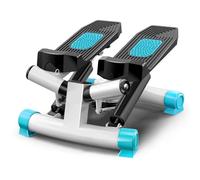 Mini stepper con fasce di resistenza e display LCD, attrezzatura per il fitness a casa per gambe, cosce, glutei, esercizi cardio per scale stepper per allenamento al chiuso
