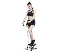 Mini-Stepper Fitness Macchina con Bracciolo di Sicurezza e Smart Dial - Stepper Regolabile Twist Scale per un efficace allenamento a casa