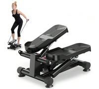 Mini stepper idraulico con fasce di resistenza Brucia grassi efficace e allenamento completo per tutto il corpoQuesto mini stepper è progettato per favorire la combustione dei grassi ed è dotato di du
