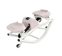 Mini Stepper Trainer - Fitness Exercise Equipment | 35cm Rocking Step with Non Slip Pedals Steel Frame with Adjustable Tension for Home Gym Apartment Office Lower Body Cardio Strengthening