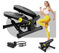 Mini stepper Twist Stepper con capacità di peso di 150 kg, mini stepper per allenamento completo del corpo, altezza regolabile, liscio e silenzioso, mini stepper per uomini e donne