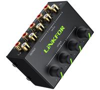 Mini Stereo Audio Mixer 4 Ingressi E 1 Uscita CX400 Passivo Con Controlli Del Vo