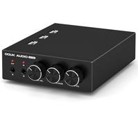 Mini Stereo Gaming DAC con ingresso microfono: amplificatore per cuffie, convertitore USB/ottico D/A, 32 bit/192 kHz audio ad alta risoluzione per PC, PS4, Xbox, Switch (Douk Audio Q2Pro)