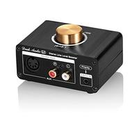 Mini Stereo Line Level Booster Amplificatore Audio Preamp per MP3, iPod, iPad, iPhone, 20dB Gain + Controllo volume