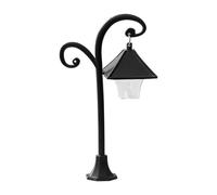 Mini Street Lamp - PVC ABS Model Light Decoration | LED Table Ornament