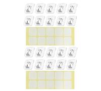 Mini String Light Clips | 20 Pieces Adhesive Data Cable Hook - Cable Management Clips,for Homeowners Renters Event Planners Wedding Holiday Apartment Garden Bedroom Outdoor Events Fence