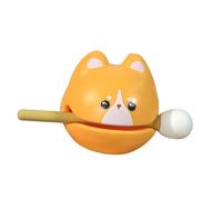 Mini strumento musicale a percussione in legno simpatico tamburo di pesce Zen Block statuetta in resina per la meditazione ufficio sollievo dallo stress natura legno musica casa (A)