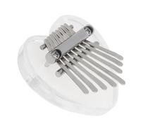 Mini Strumento Musicale Per Pianoforte A Pollice Trasparente In Acrilico Kalimba A 8 Tasti Con Cordino portatili Kalimba Thumb piano (Color : 03)