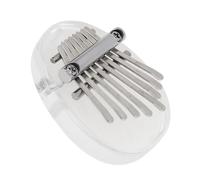 Mini Strumento Musicale Per Pianoforte A Pollice Trasparente In Acrilico Kalimba A 8 Tasti Con Cordino portatili Kalimba Thumb piano (Color : 02)