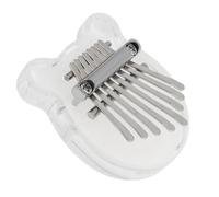Mini Strumento Musicale Per Pianoforte A Pollice Trasparente In Acrilico Kalimba A 8 Tasti Con Cordino portatili Kalimba Thumb piano (Color : 04)