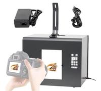 Mini studio fotografico con luce softbox, tenda softbox dimmerabile da 5500k for riprese di gioielli, kit for tenda fotografica con fotocamera elettrica (non inclusa)(43x35x35cm)