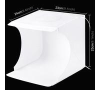 Mini studio fotografico portatile professionale, progettato per la fotografia di piccoli oggetti, installazione rapida e riprese multi-angolo,