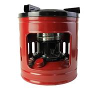 Mini Stufa a Cherosene, Stufa a Cherosene, Piccola in Ferro 8, 3x8, 7 con 8 Stoppini in Cotone, Fornello per Interni Portatile Antivento Accessori da Campeggio per 2-4 Persone