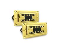 Mini Style H Tipo 12 Fori Chitarra Elettrica Humbucker Pickup 72x32MM Per Chitarra Stile RB Oro(1 Set)