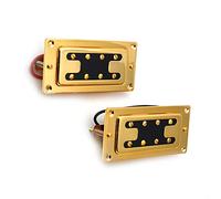 Mini Style Two Line 8 Hole Basso Elettrico Humbucker Pickup Set Pickup Al Manico E Al Ponte Accessori di Ricambio per Chitarra (Color : 03)