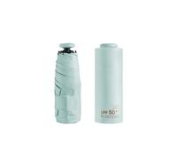 Mini Sun Travel UV Umbrella Anti UPF 50 Protezione 99,9% Micro manico Rivestimento Tessuto Compatto/Leggero Piccolo Zaino Portatile/Pieghevole Borsa Tasca Ombrello Antipioggia/Blocco/Uomini Donne