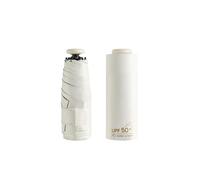 Mini Sun Travel UV Umbrella Anti UPF 50 Protezione 99,9% Micro manico Rivestimento Tessuto Compatto/Leggero Piccolo Zaino Portatile/Pieghevole Borsa Tasca Ombrello Antipioggia/Blocco/Uomini Donne
