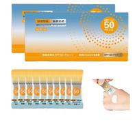 Mini Sunscreen Travel Size SPF 50+, Waterproof & Long-Lasting Sun Cream for Face & Body, Lightweight, Non-Greasy, for Outdoor, Beach, Sports & Daily Use (100 Pack)