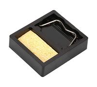 Mini supporto per saldatore elettrico con spugna, resistente alle alte temperature, 600 ℃, base in metallo stabile per la produzione di componenti elettronici, manutenzione elettrica,