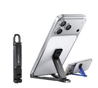Mini Supporto Tavolo Pieghevole Portachiavi alluminio per Telefono(Black)