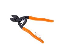 Mini Tagliabulloni Da 8" Pinza Tagliafili CR-V Tagliacavi Multifunzione Tagliacavi In acciaio Al Cromo Vanadio Resistente Spelafili Taglio Efficiente(Orange)