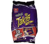 Mini Takis Fuego (25 Bags-1.2oz) by Barcel