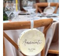 Mini tamburelli personalizzati per matrimonio, segnaposto e ricordi personalizzati, regalo di percussioni a mano, sonagli in legno e metallo per chiesa, matrimonio, festa di beneficenza (10 cm)