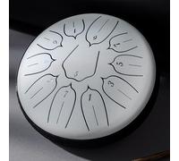 Mini tamburo a mano con bacchette e culle per le dita, produce suoni eterei per la meditazione e l'educazione musicale