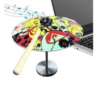 Mini tamburo, strumento musicale calmante per alleviare lo stress, tamburo portatile compatto per adulti, adolescenti, studenti e amanti della musica, per soggiorno, camera da , studio o