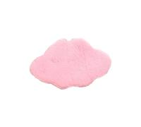 Mini Tappeto in Peluche in 1:12, Giocattolo per Giochi di Ruolo, Accessori per Diorami, Decorazioni per Bambole, Tappeto in Miniatura per Sala D, Rosa