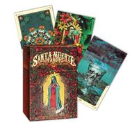 Mini Tarot Di Santa Muerte Deck Lo Scarabeo Fabio Listrani Libro Dei Morti NE