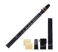 Mini Tascabile Sassofono Bb In ABS Con Bocchini Per Contralto 10 Pezzi Borsa Per Il Trasporto Per Ancia Strumento A Fiato Kit principianti sax (Color : 02)