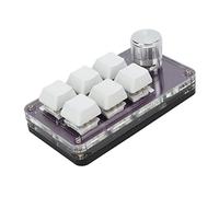 Mini Tastiera a 6 Tasti, con Manopola Della Luce RGB, Tastiera Macro di Programmazione con Tasti di Scelta Rapida Multifunzione, Supporto per Windows per Vista per Linux per OS X