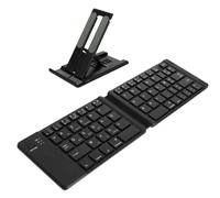 Mini tastiera AZERTY Bluetooth, Android, iOS e Windows, supporto incluso