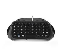 Mini Tastiera Bluetooth Chatpad per 4, PRO, Controller Slim Tastiera Chat Chat Chat con Cavo di Alimentazione USB, Nero