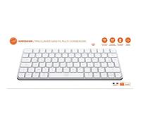 Mini tastiera - Tasti piatti - KMP2000W - AZERTY - FR - Multi-connessioni - Bianco - Nouvo