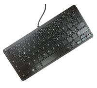 Techly 621697 Mini Tastiera USB 78 Tasti Layout Italiano Nero