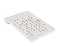 Mini Tastiera USB Tastierino Numerico Wireless Accessorio Leggero Ed Ergonomico per PC, Trasmissione del Segnale Veloce e Stabile per Uso Domestico, (WHITE)