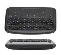 Mini tastiera wireless 2.4G, telecomando portatile con touchpad e mouse combinato Tastiera multimediale Smart TV Keyboard per Android TV Box, PC laptop, HTPC, Smart TV, per, ecc.