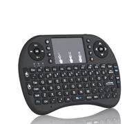 Mini tastiera wireless da 2,4 GHz con mouse touchpad, retroilluminato a LED, ricaricabile, telecomando per Smart TV, Android TV Box, Fire Stick, Raspberry Pi, PC, PS3