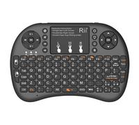 MINI TASTIERA WIRELESS MINI I8 RETROILLUMINATA CON MOUSE LAYOUT ITALIANO