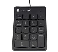 Mini tastierino numerico USB 18 tasti nero - Techly IDATA KP-BLKTY