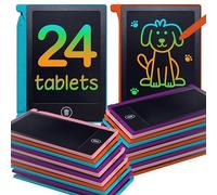 Mini tavoletta da scrittura LCD per bambini, confezione da 24 pezzi, mini tavoletta da disegno da 11,4 cm, divertente ed educativo per bambini che disegnano e scarabocchiano. Perfetto sacchetto regalo
