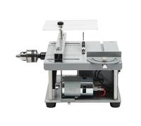Mini Tavolo Da 96 W, 10000 Giri/min, 7 Marce, Angolo Da 0 A 90°, Profondità Di Taglio Massima Di 1,38 Pollici, Motore In Rame Puro, Acciaio, Fai Da Te, Legno, Plastica, Casa Taglio Preciso