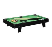 Mini tavolo da biliardo, 92 x 52 x 19 cm, per bambini e adulti, tavolo da gioco portatile con accessori, stecca da biliardo e palline