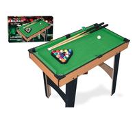 Mini Tavolo da Biliardo Classico con Vere Palle e Stecche