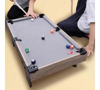 Mini tavolo da biliardo in legno 2 segnali giochi da tavolo da gesso per