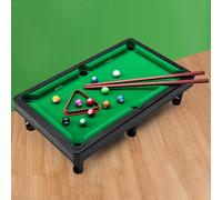 Mini tavolo da biliardo portatile con 2 bastoncini Gioco di palline con stecche