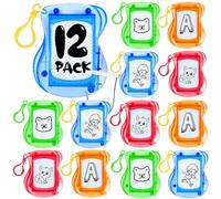 Mini tavolo da disegno magnetico, 12 Pezzi Mini Lavagna Magica per Bambini, lavagne da disegno per premi in classe, Gadget Compleanno Regalini Fine Festa Compleanno Bambini per Halloween, Natale